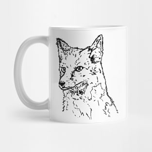 Fox illustration Mug